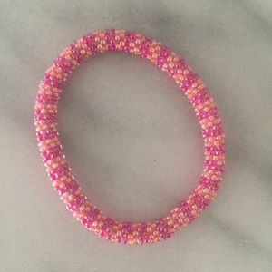 Beaded roll bracelet